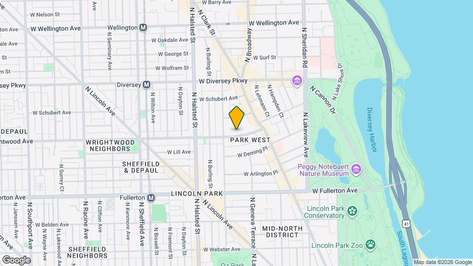 662 W Wrightwood Ave, Unit 4 Mapa y Detalles de la Ubicación