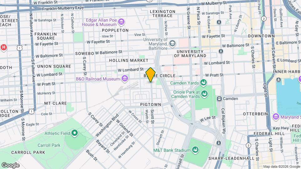 216 Scott St Map and Location Details