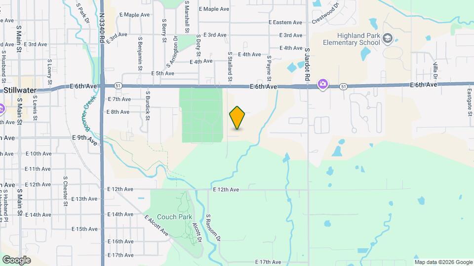 1512 E 8th Ave Map and Location Details