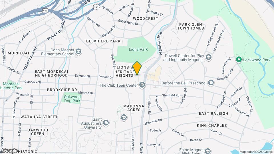 1008 Addison Pl Map and Location Details