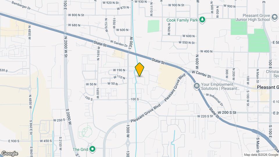 1217 W 110 N, Unit 101 Map and Location Details