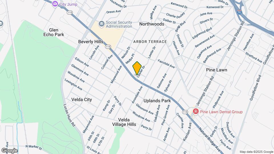 3703 Lawler Dr Mapa y Detalles de la Ubicación