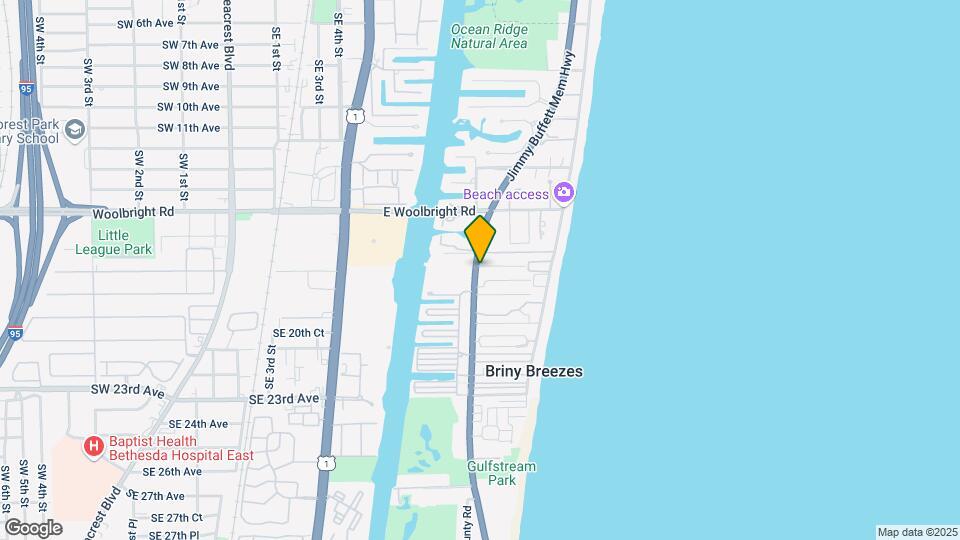 5497 N Ocean Blvd Map and Location Details