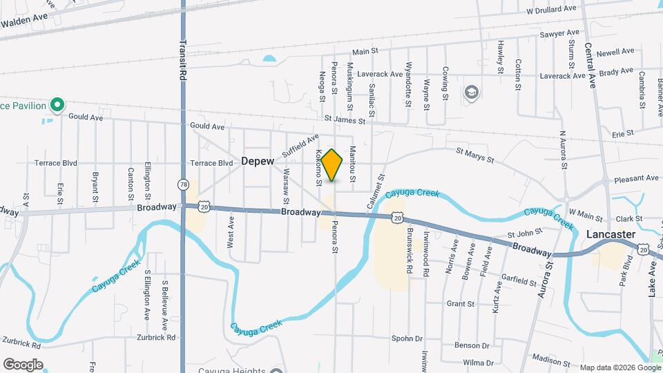 366 Penora St, Unit Upper Map and Location Details