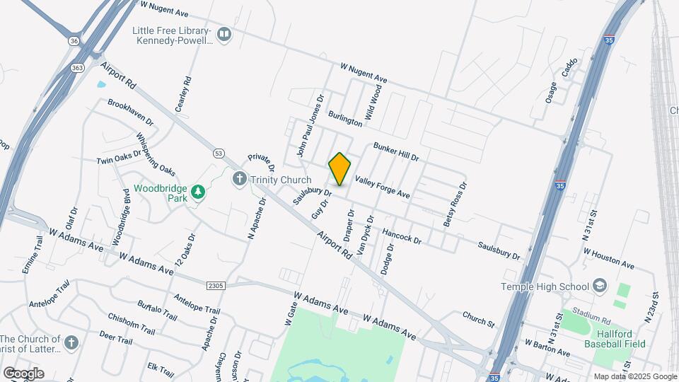 2906 Saulsbury Dr Map and Location Details