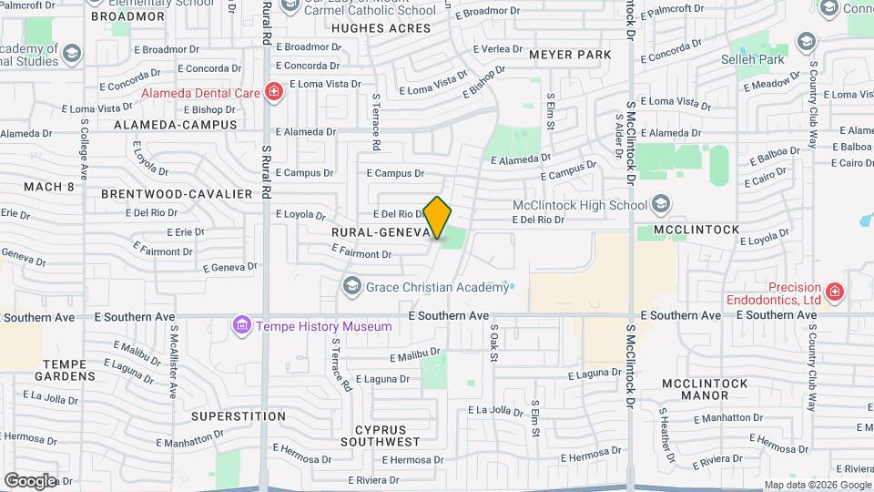 3039 S Kenneth Pl Mapa y Detalles de la Ubicación