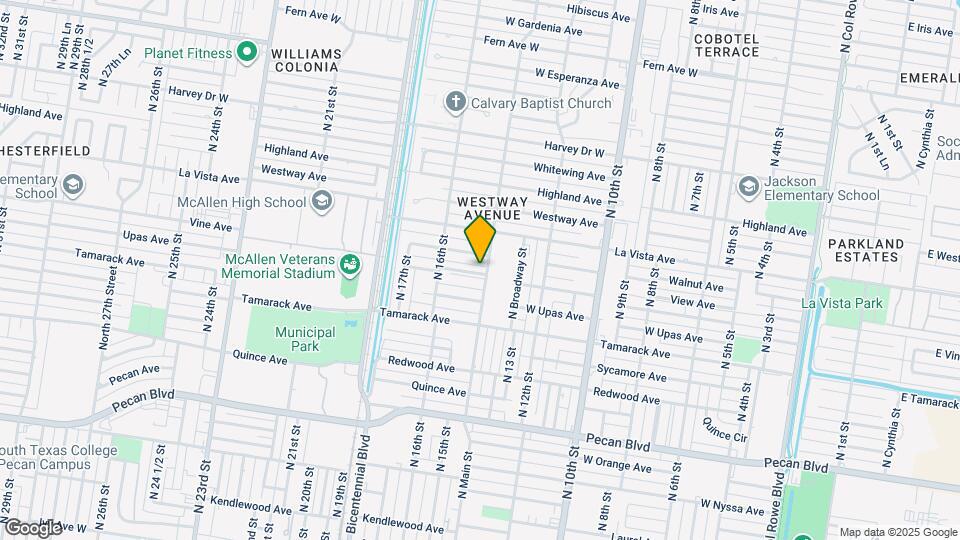 1400 Vine Ave Map and Location Details