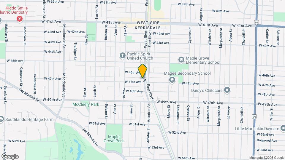 2105 47th Av W Map and Location Details