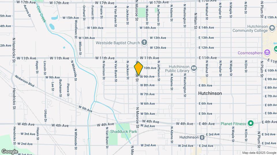 429 W 9th Ave Map and Location Details