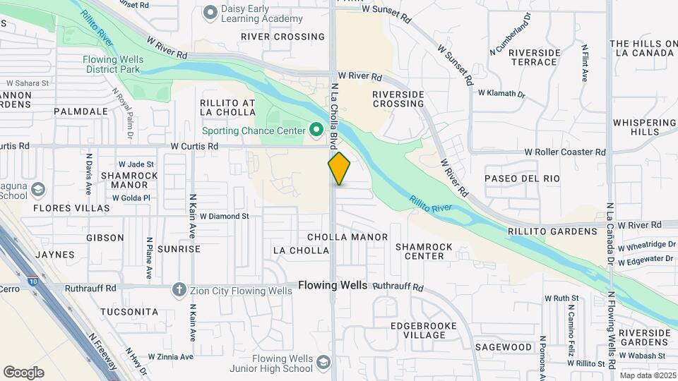La Cholla Mobile Home Park Map and Location Details