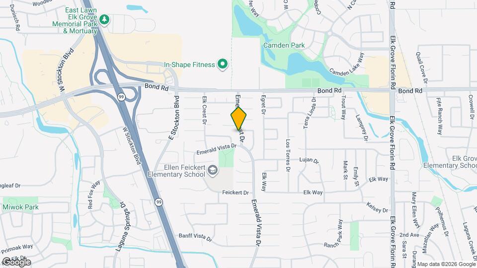 9270 Emerald Crest Dr Map and Location Details