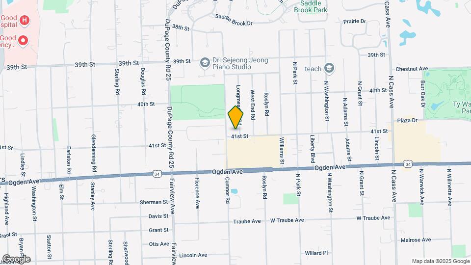 4162 Longmeadow Rd Map and Location Details