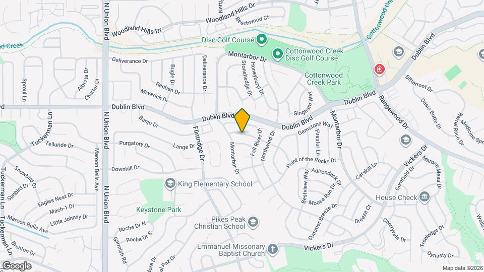 3451 Mountainside Dr Map and Location Details