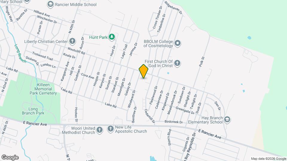 4800 Rainbow Cir, Unit B Map and Location Details