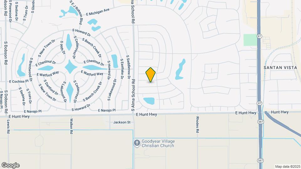 10502 E Elmhurst Dr Map and Location Details