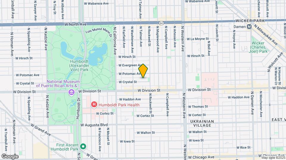 2622 W Crystal St Map and Location Details