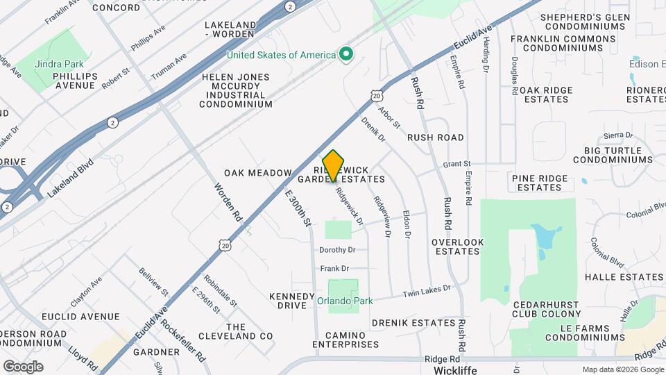 1592 Ridgewick Dr Map and Location Details