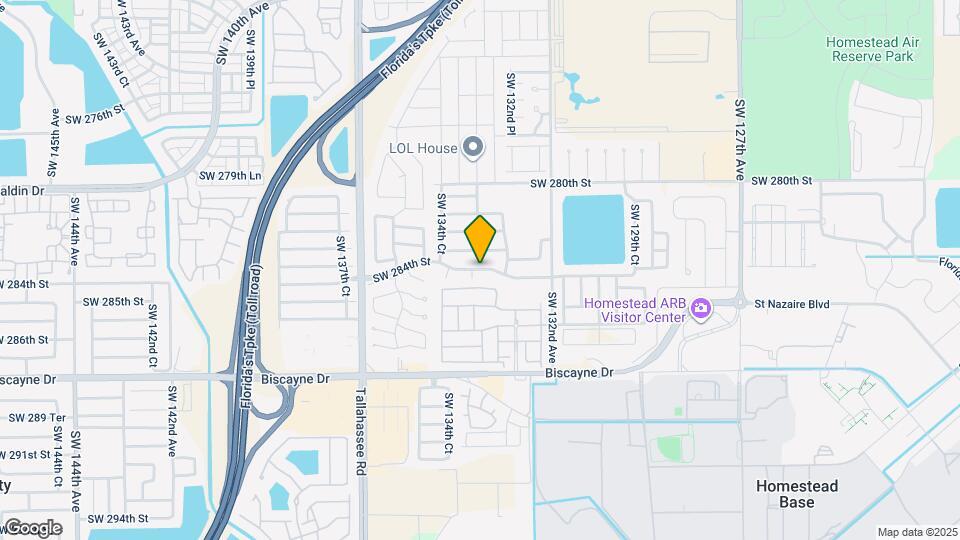 13362 SW 284th St Map and Location Details