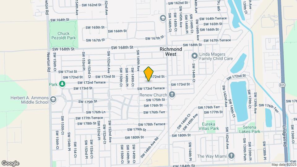 14832 SW 173rd St Map and Location Details