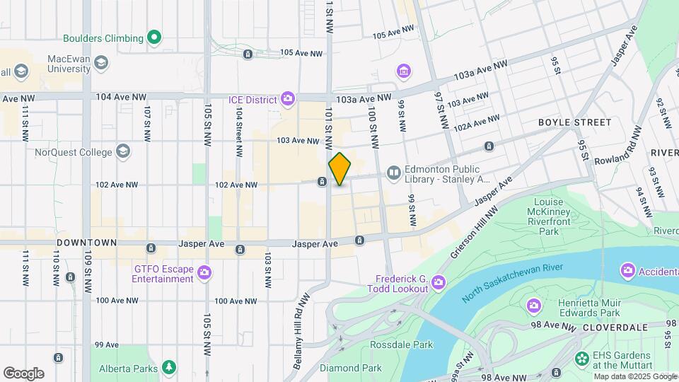 10199 101 St NW Map and Location Details