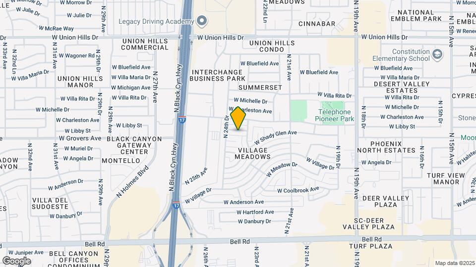 2315 W St John Rd Map and Location Details