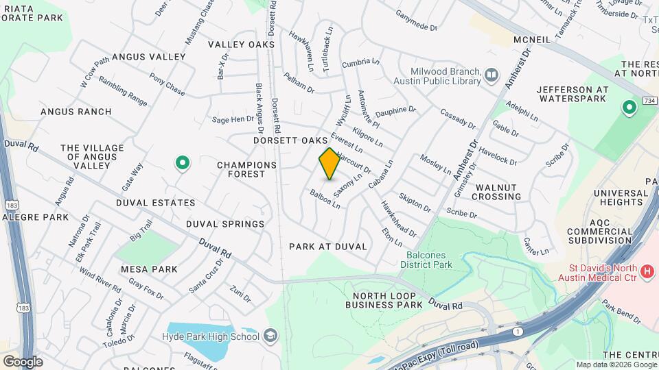 12101 Carmel Park Ln Map and Location Details