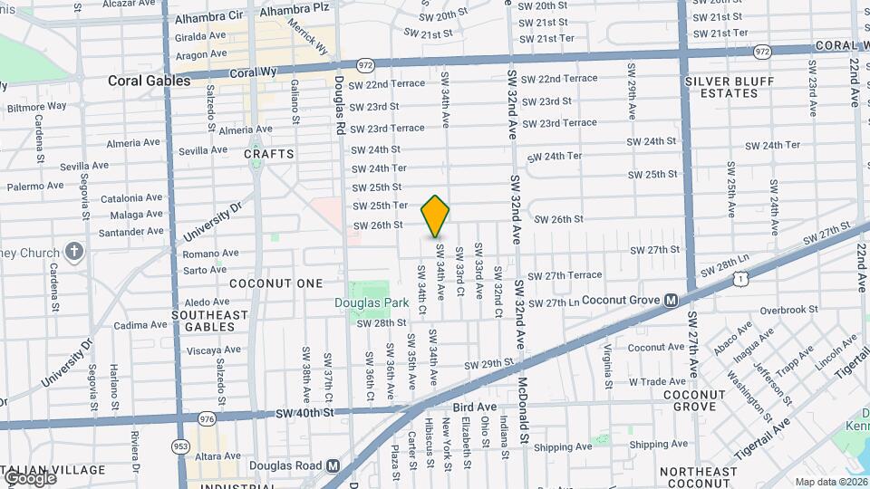 2652 SW 34th Ave Map and Location Details