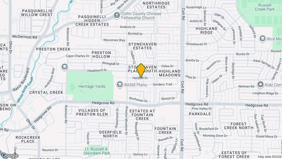 8117 Halliford Dr Map and Location Details