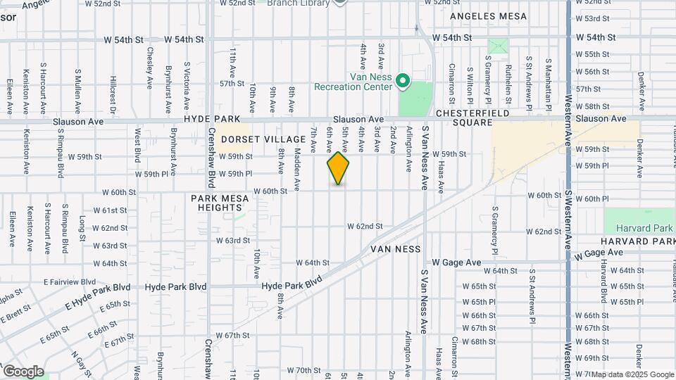 2711 W 60th St Map and Location Details