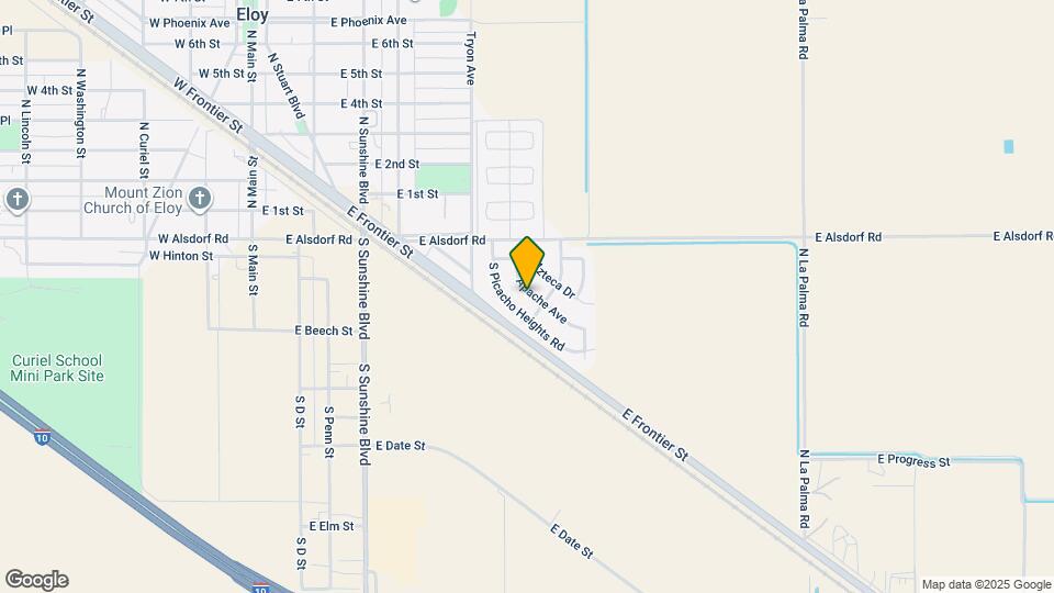 110 S Picacho Heights Rd Map and Location Details