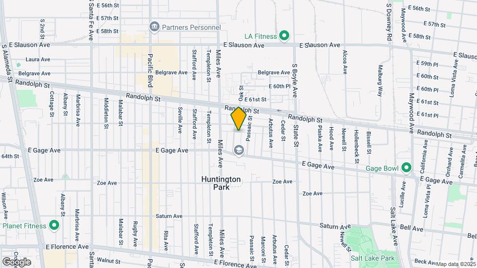 6318 Gentry St Map and Location Details