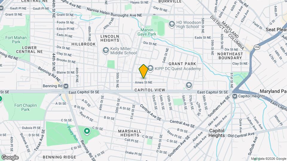 104 53rd St NE Map and Location Details