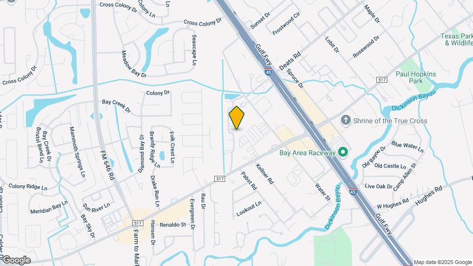 3407 Borden Gully Dr Map and Location Details