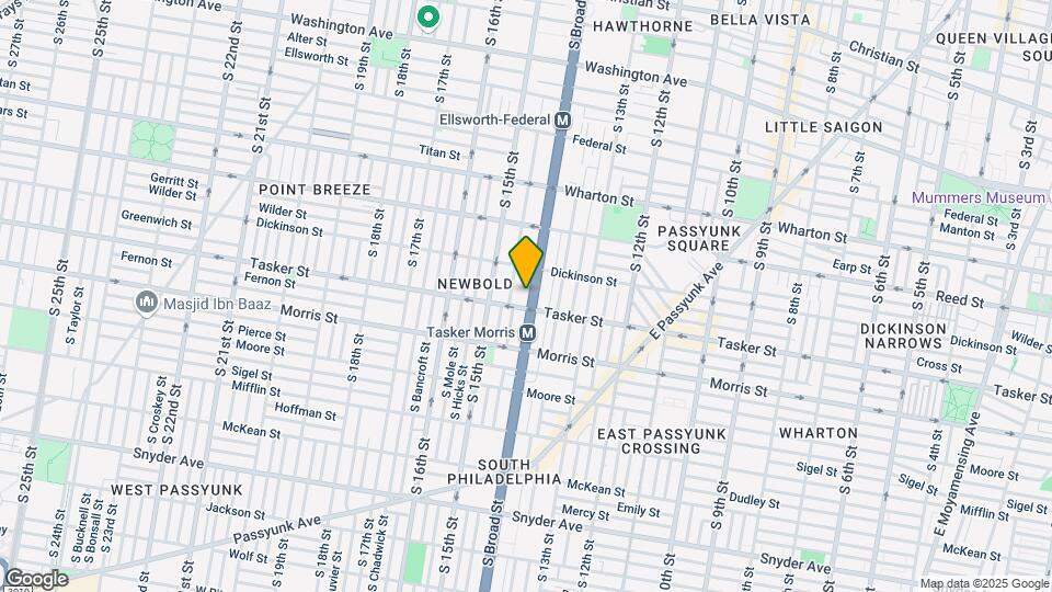 1532 S Broad St Map and Location Details