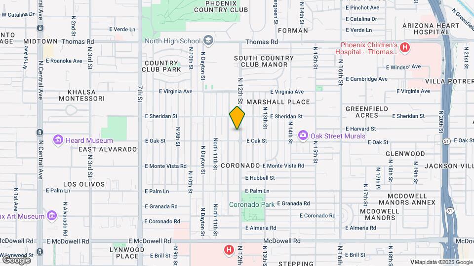 2314 N 12th St Mapa y Detalles de la Ubicación