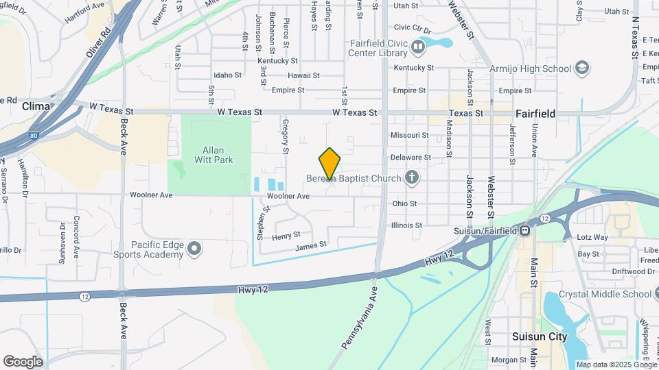 1406 Woolner Ave Map and Location Details