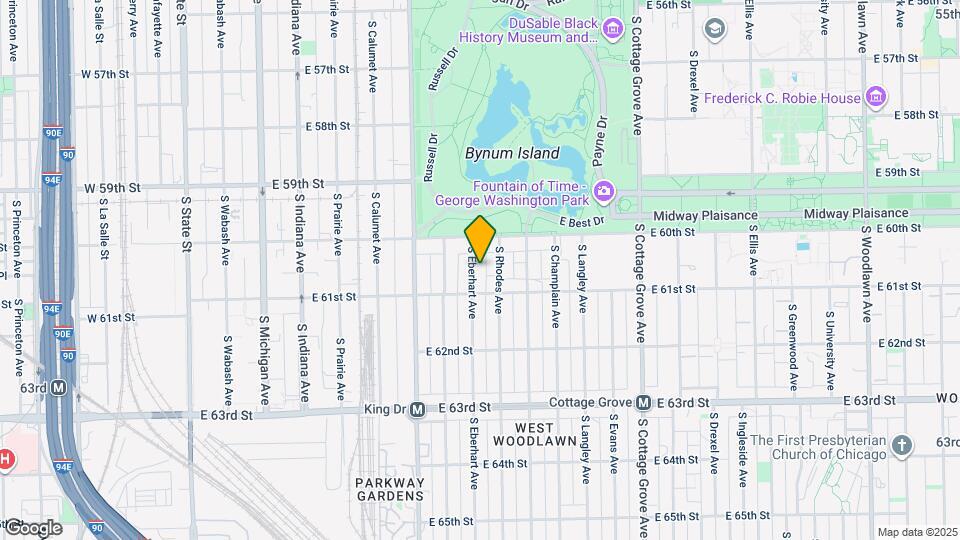 6029 S Eberhart - 6029 Map and Location Details