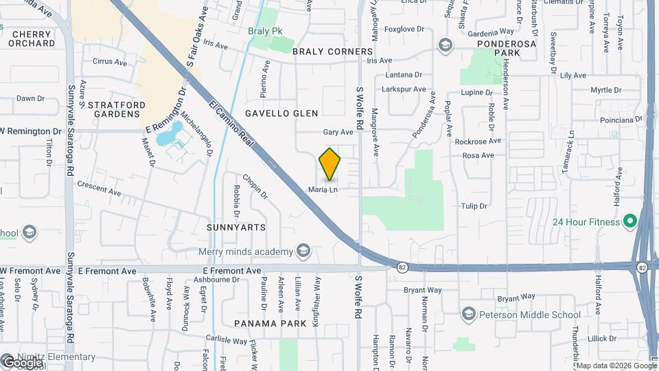 837 Maria Ln Map and Location Details