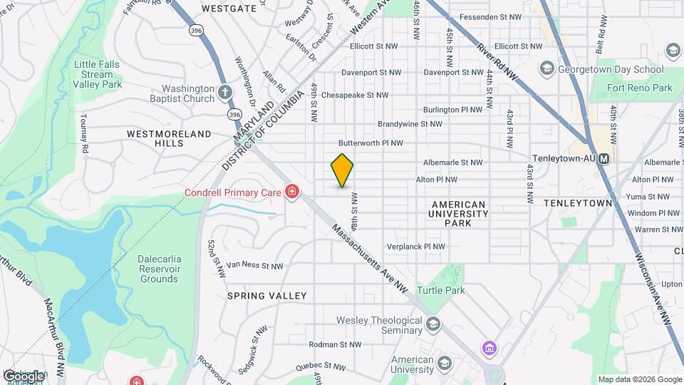 4815 Yuma St NW Mapa y Detalles de la Ubicación
