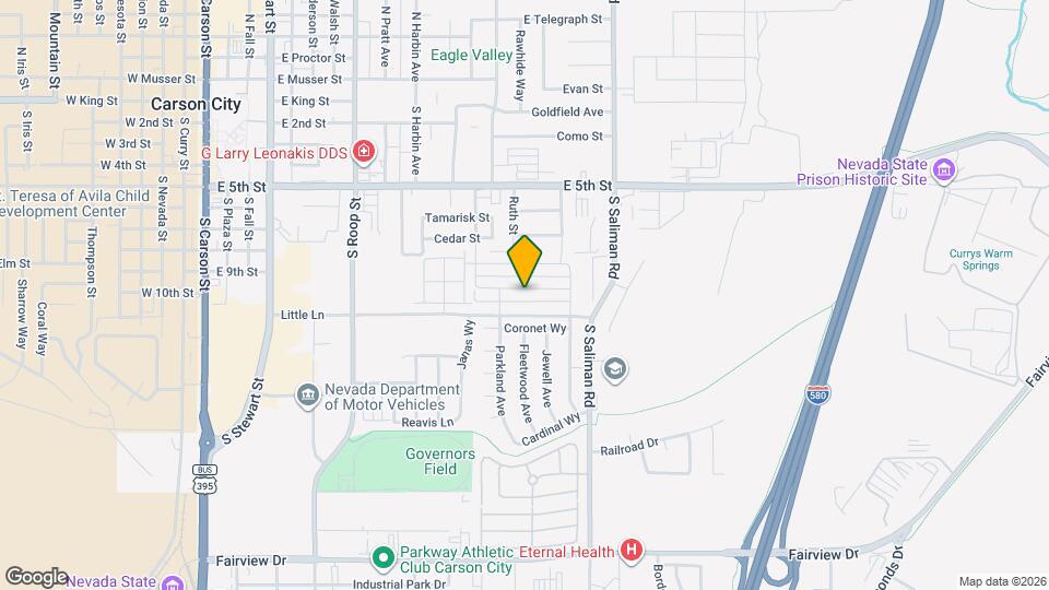 1287 Grove St Mapa y Detalles de la Ubicación