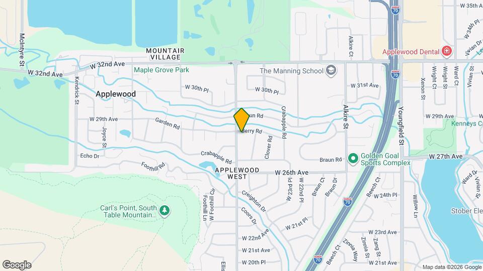 13990 Berry Rd, Unit Garden-Level Basement Mapa y Detalles de la Ubicación