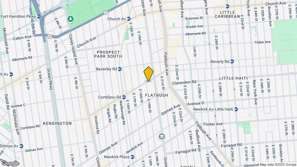 Cortelyou Hall Mapa y Detalles de la Ubicación