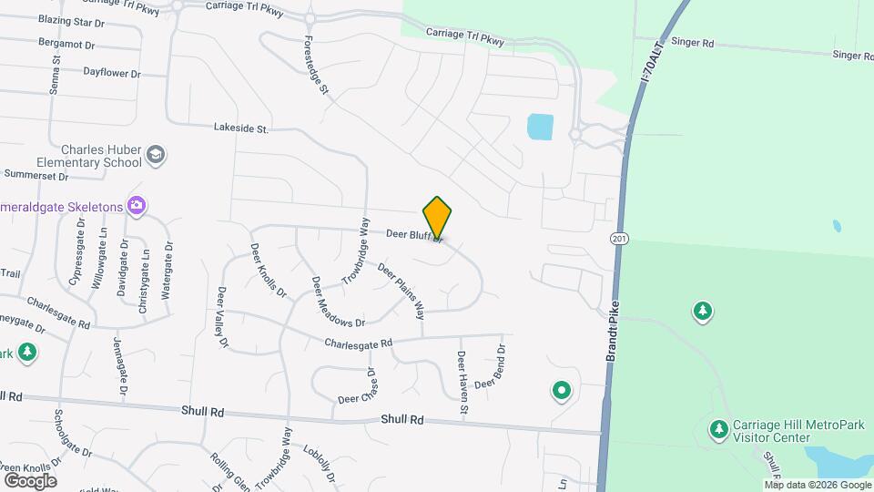 6800 Deer Bluff Dr Map and Location Details