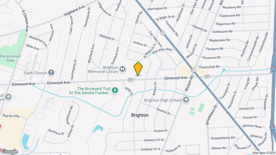 2340 Elmwood Ave Map and Location Details