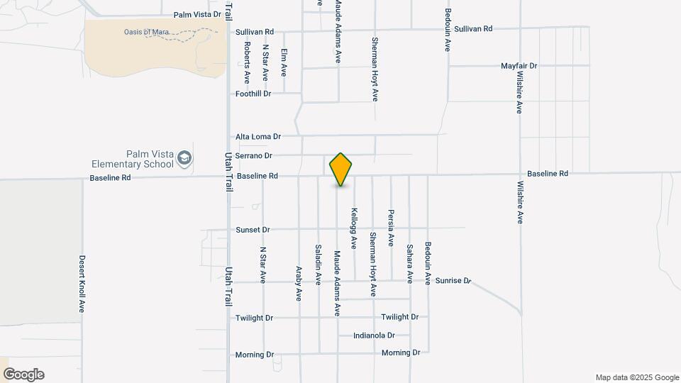 7345 Maude Adams Ave Map and Location Details