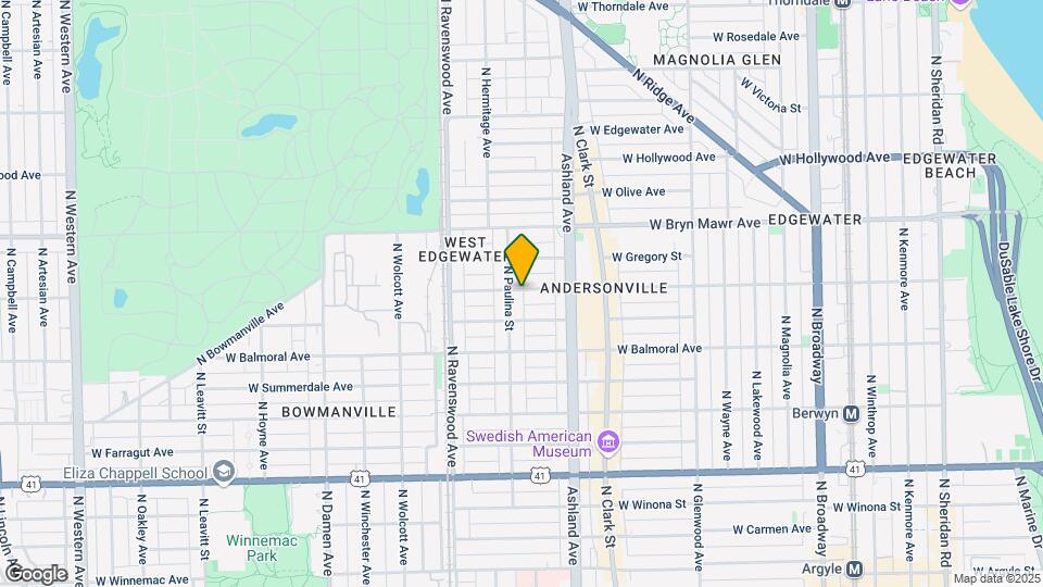 1651 W Catalpa Ave Map and Location Details