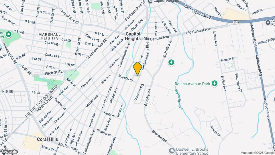 625 Capitol Heights Blvd Map and Location Details