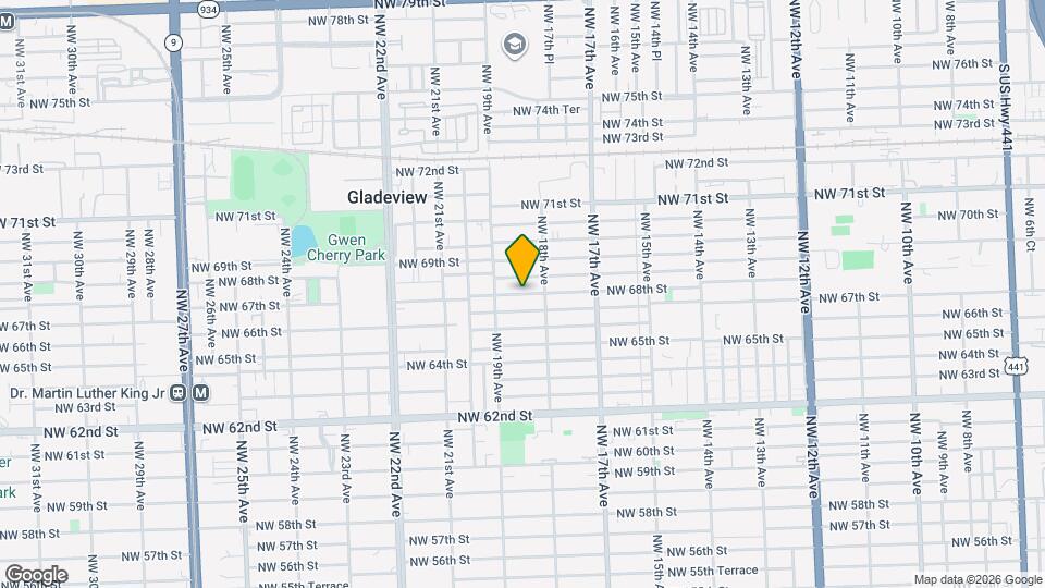 1825 NW 68th St Map and Location Details