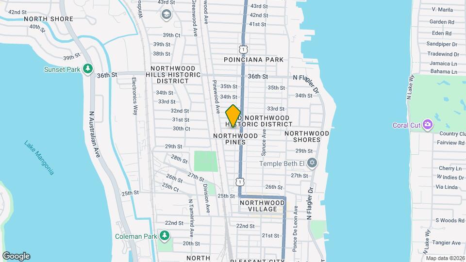 616 31st St Map and Location Details