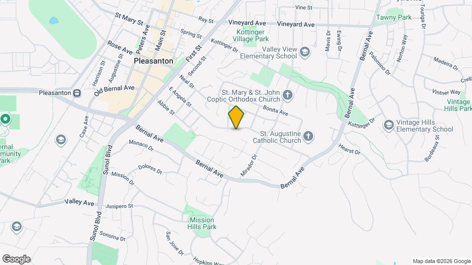 627 E Angela St Map and Location Details